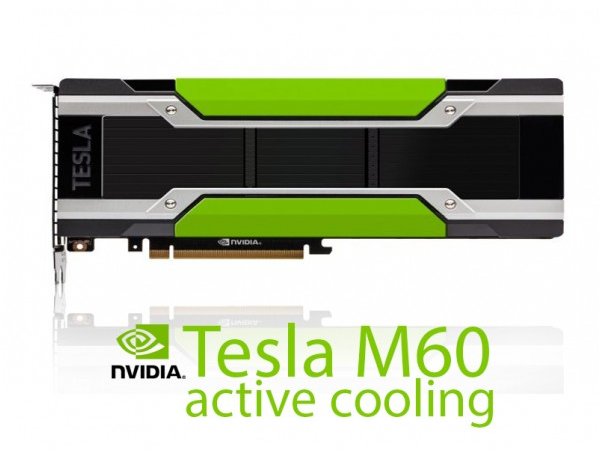 NVIDIA Tesla M60 16GB GDDR5 PCIe 3.0 Active Cooling, GPU-NVTM60-AC